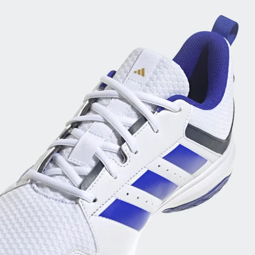 Adidas Ligra 7 Badminton Shoes - Cloud White/Lucid Blue/Team Navy Blue 2