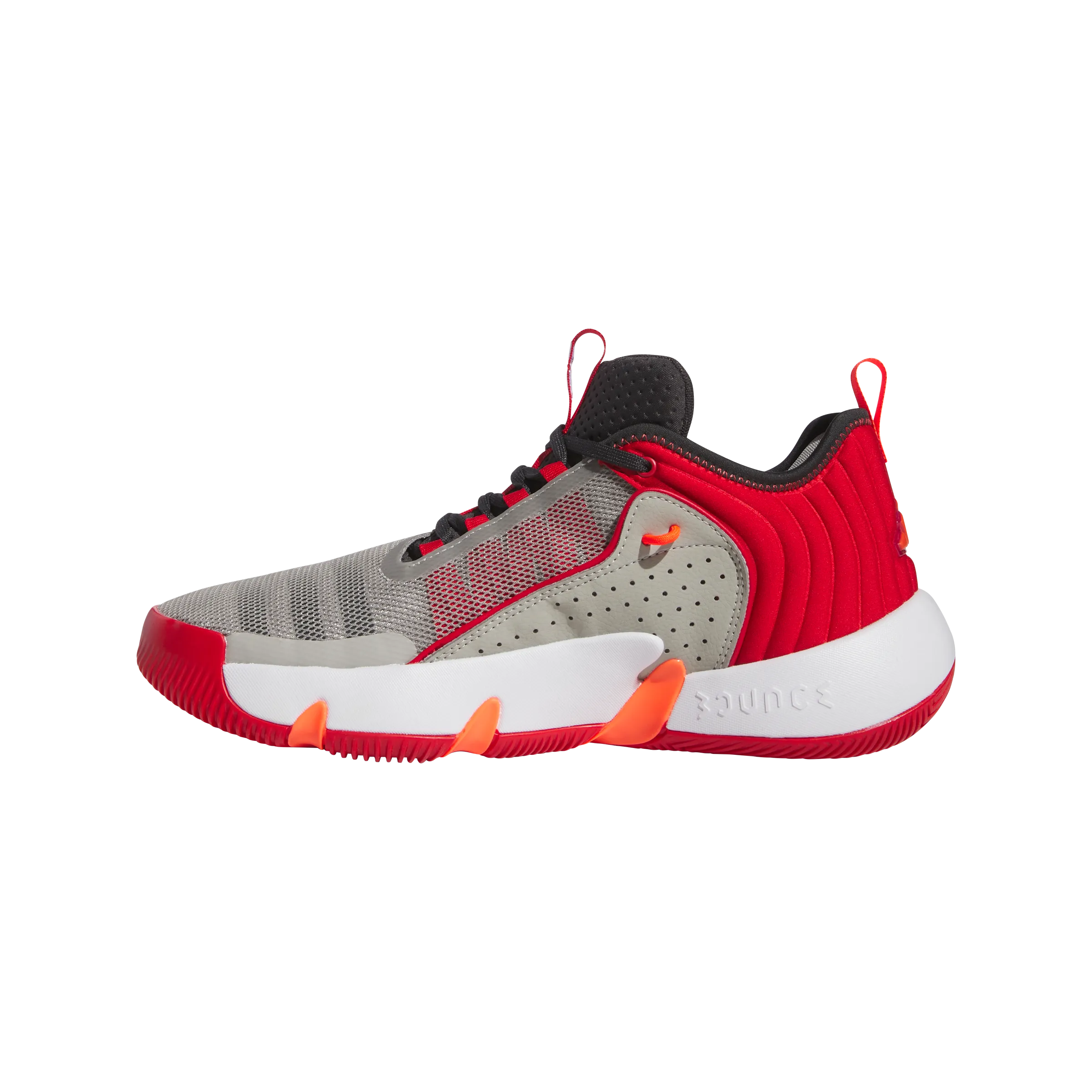 Adidas Mens Trae Unlimited Basketball Shoes - Grey/Carbon/Scarlet