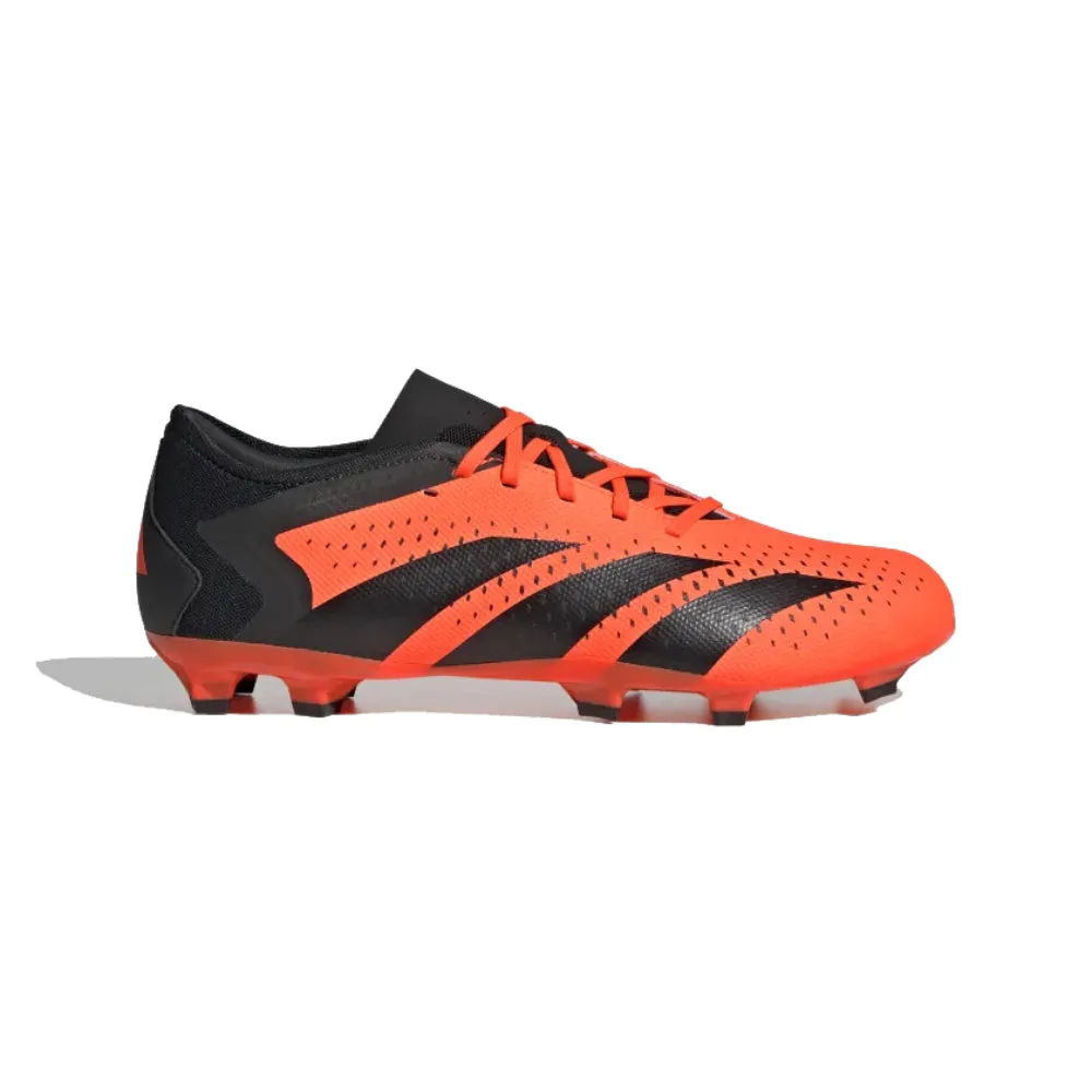 Adidas Predator Accuracy.3 Low Firm Ground Football Shoe (Orange/Black/Black)