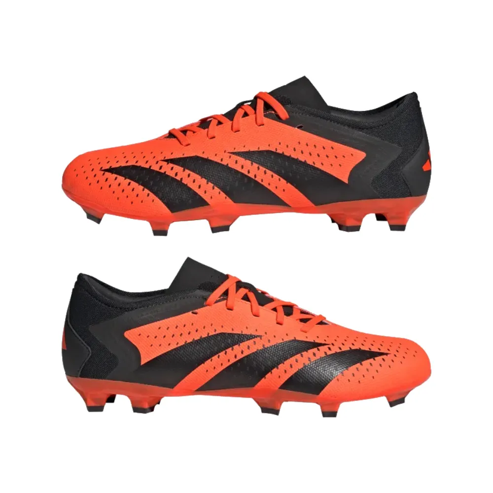 Adidas Predator Accuracy.3 Low Firm Ground Football Shoe (Orange/Black/Black)