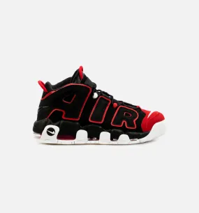 Air More Uptempo Red Toe Mens Basketball Shoe - Black/Red