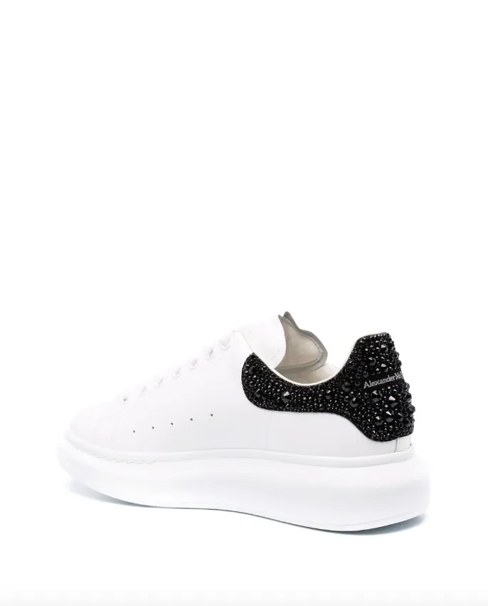 Alexander McQueen Oversized crystal-embellished sneakers