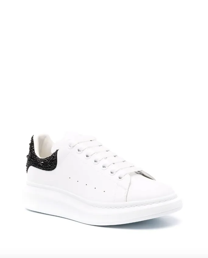 Alexander McQueen Oversized crystal-embellished sneakers