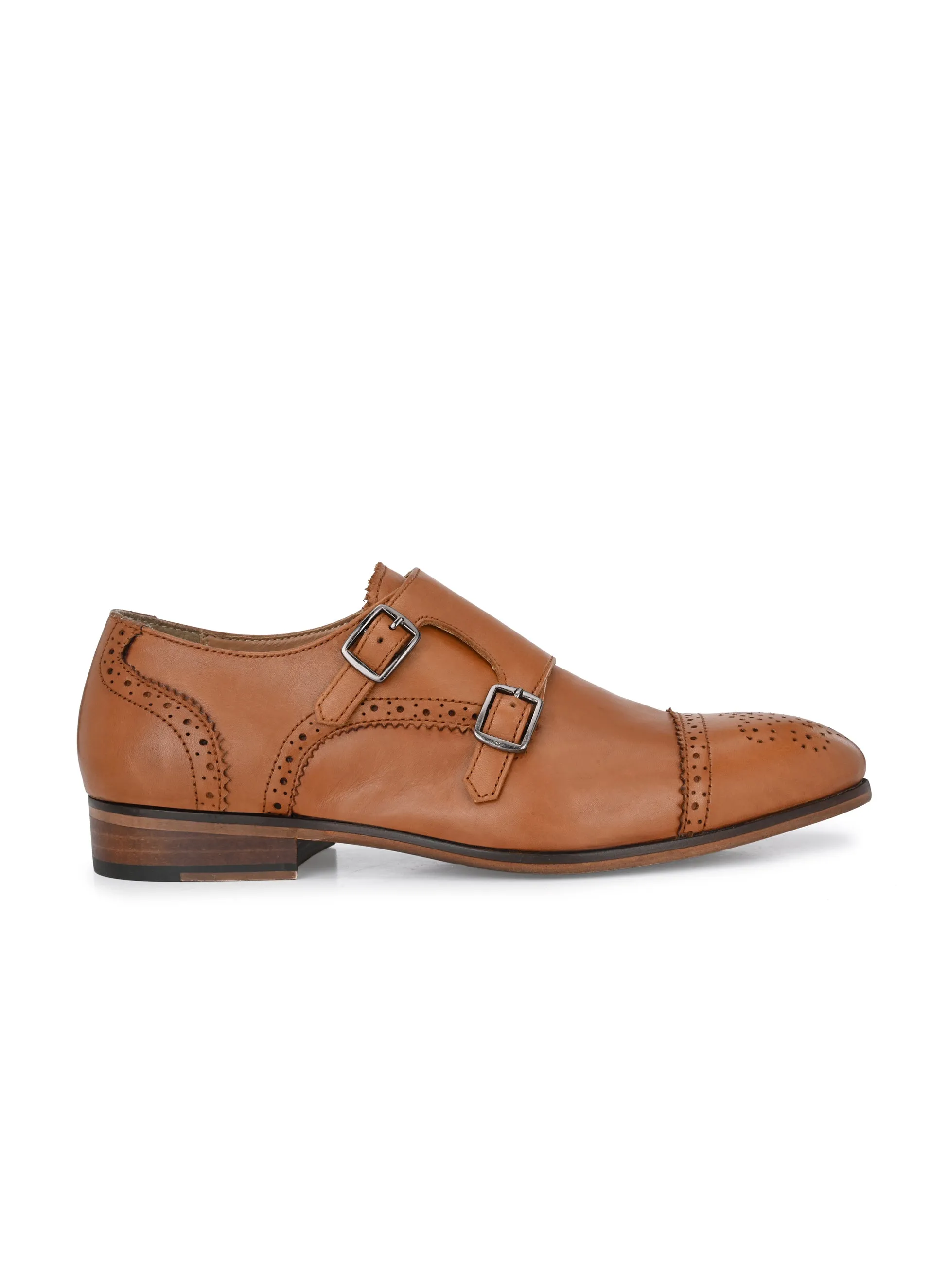 Azga Tan Monk Shoes