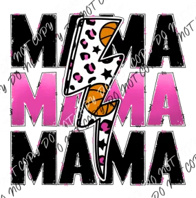 Basketball Mama Pink DTF Transfer