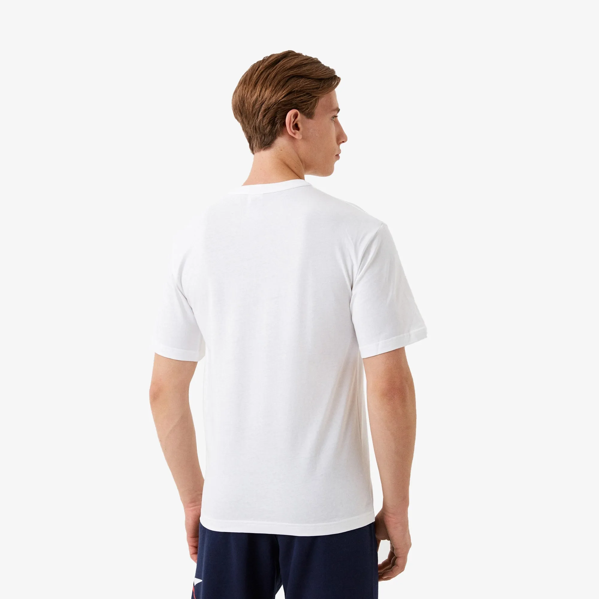 BASKETBALL SHORT SLEEVE TEE 'WHITE'