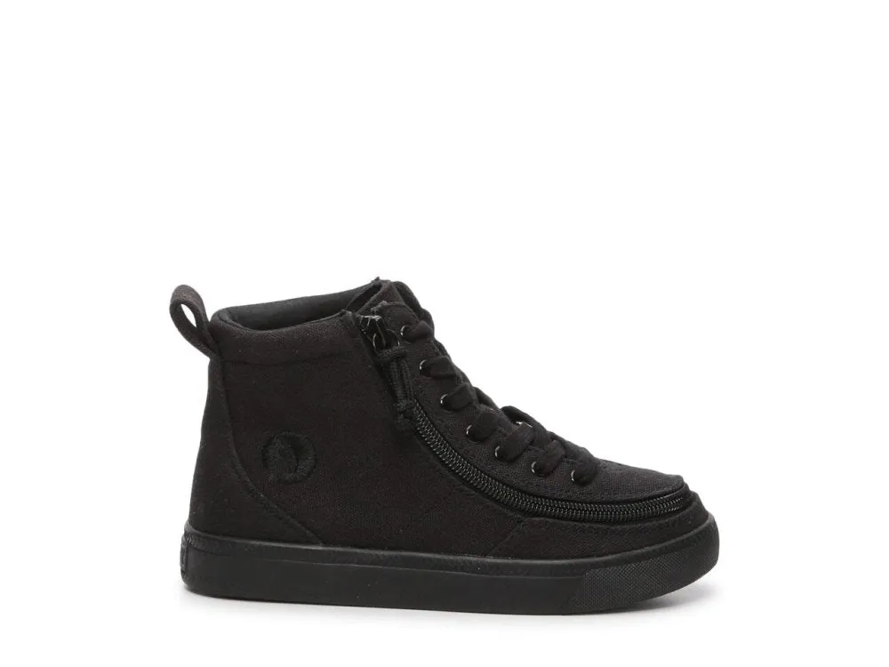 Billy Kids Classic Lace High Tops - Black to the Floor