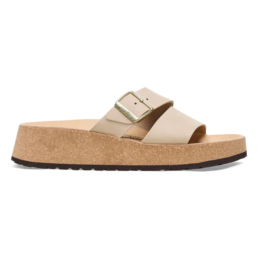 'Birkenstock' Women's Almina Nubuck Leather Sandal - Sandcastle