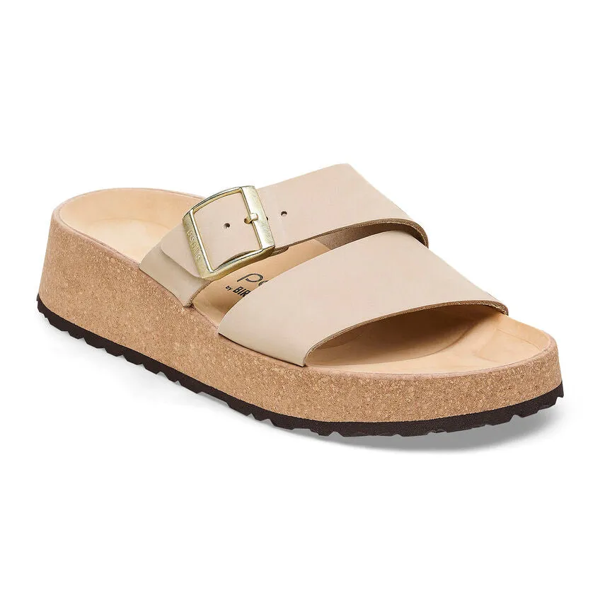 'Birkenstock' Women's Almina Nubuck Leather Sandal - Sandcastle