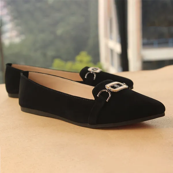 Black Velvet Pumps for women