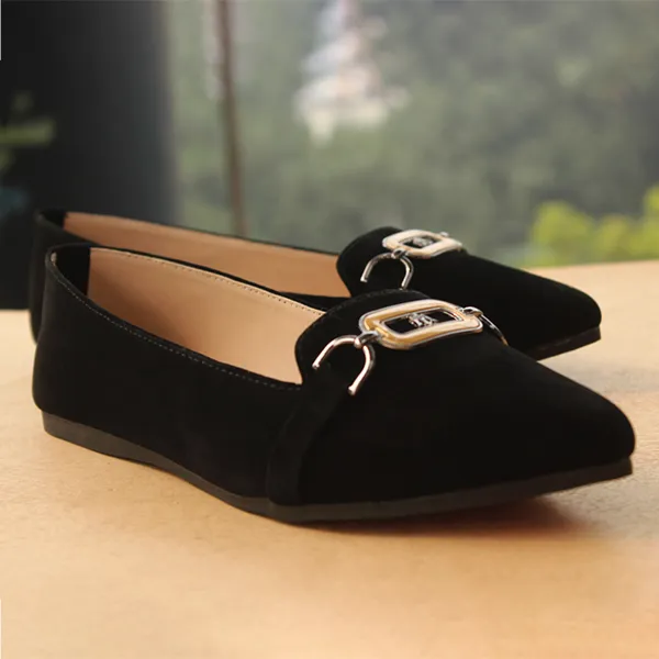 Black Velvet Pumps for women