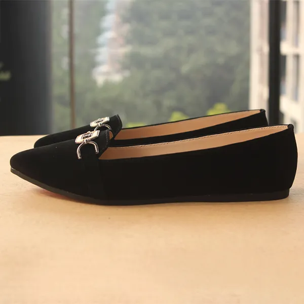 Black Velvet Pumps for women