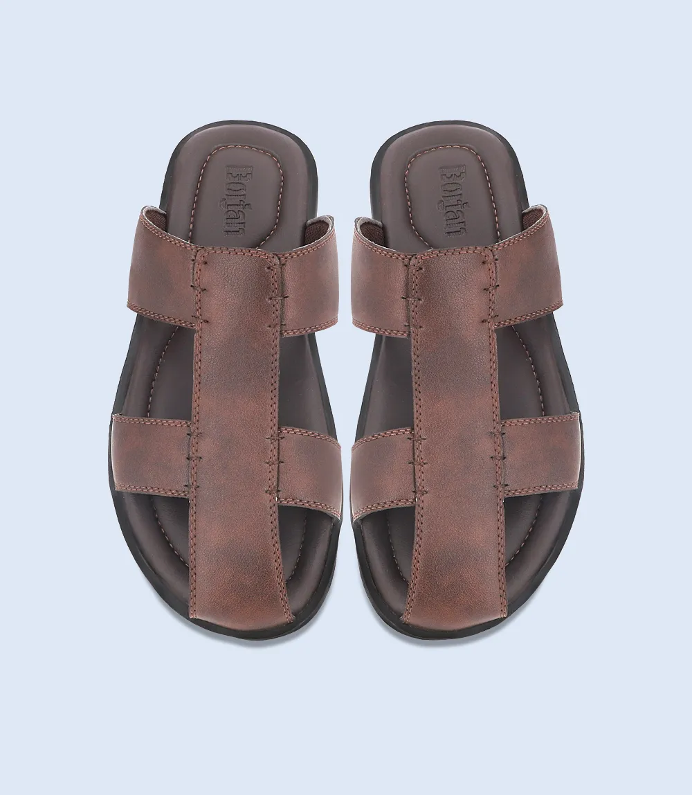 BM4983-COFFEE-Men Slipper