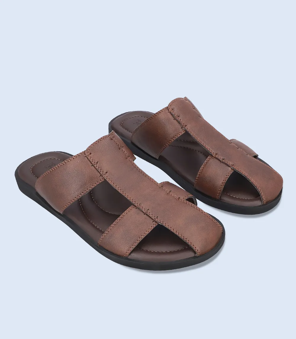 BM4983-COFFEE-Men Slipper