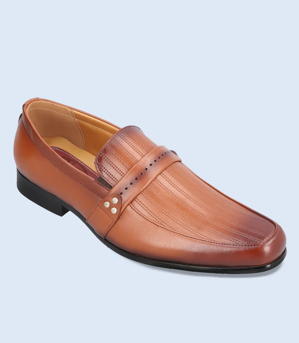 BM5083-BROWN-Men Formal Slip-on's