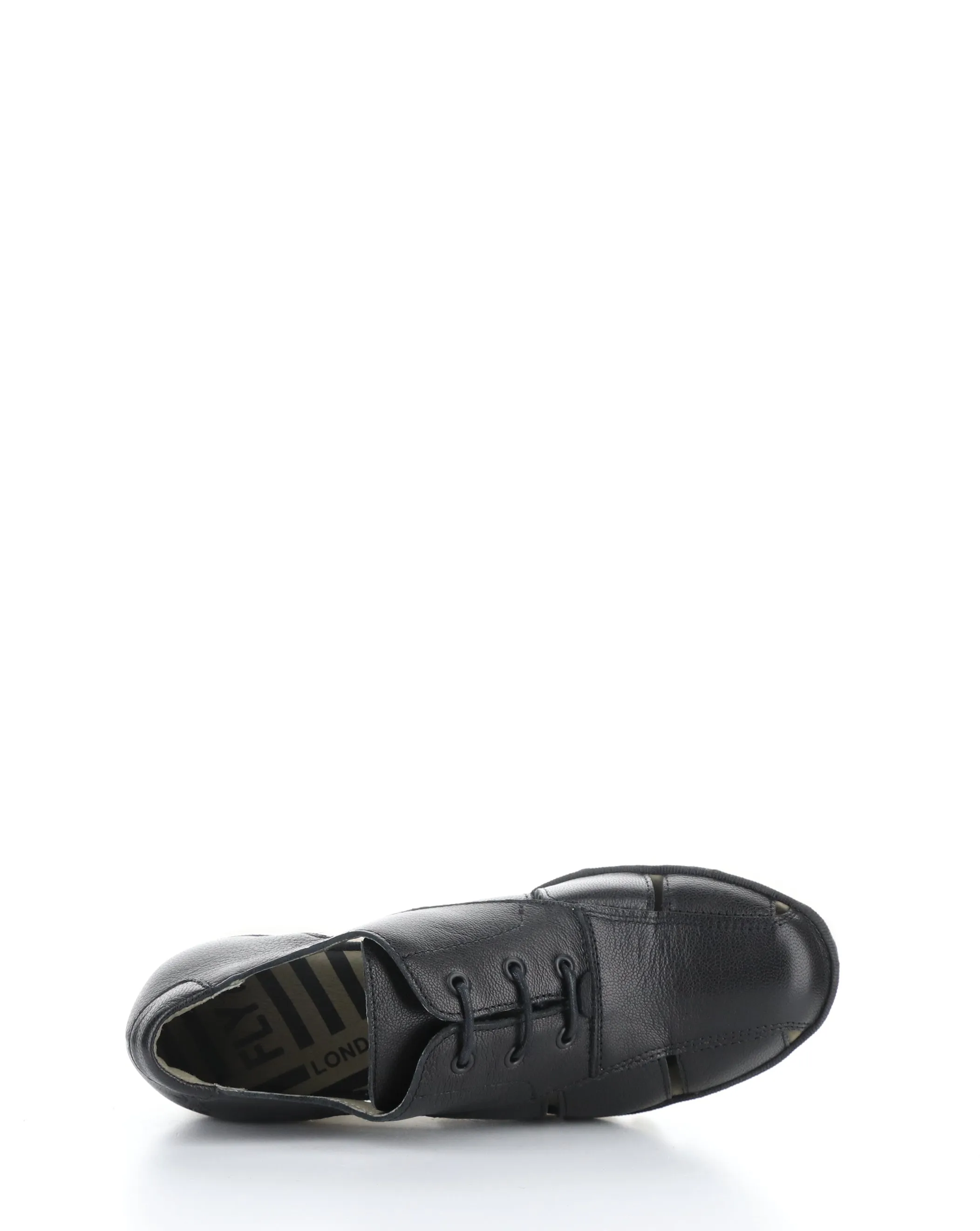 BOGI466FLY Black Elegant Lace-Up Shoes for Men | Stylish and Comfortable Footwear