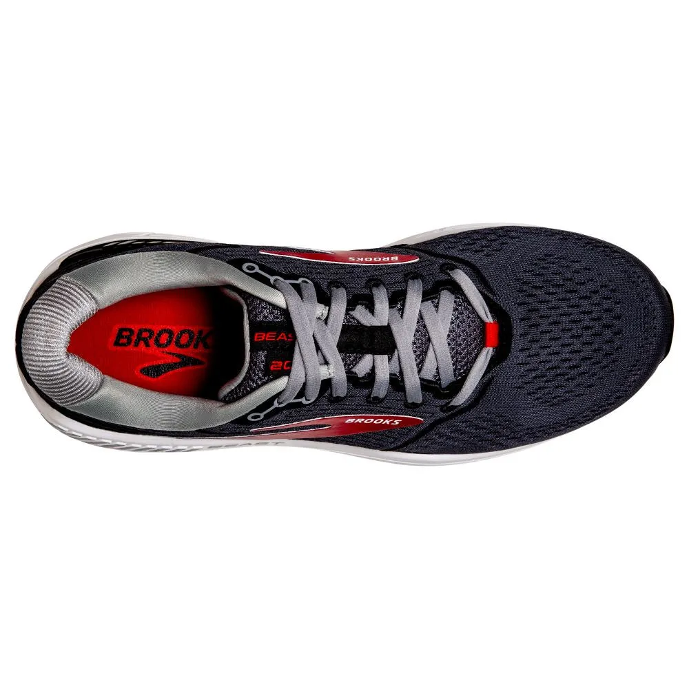 'Brooks' Men's Beast 20 - Pearl / Black / Red