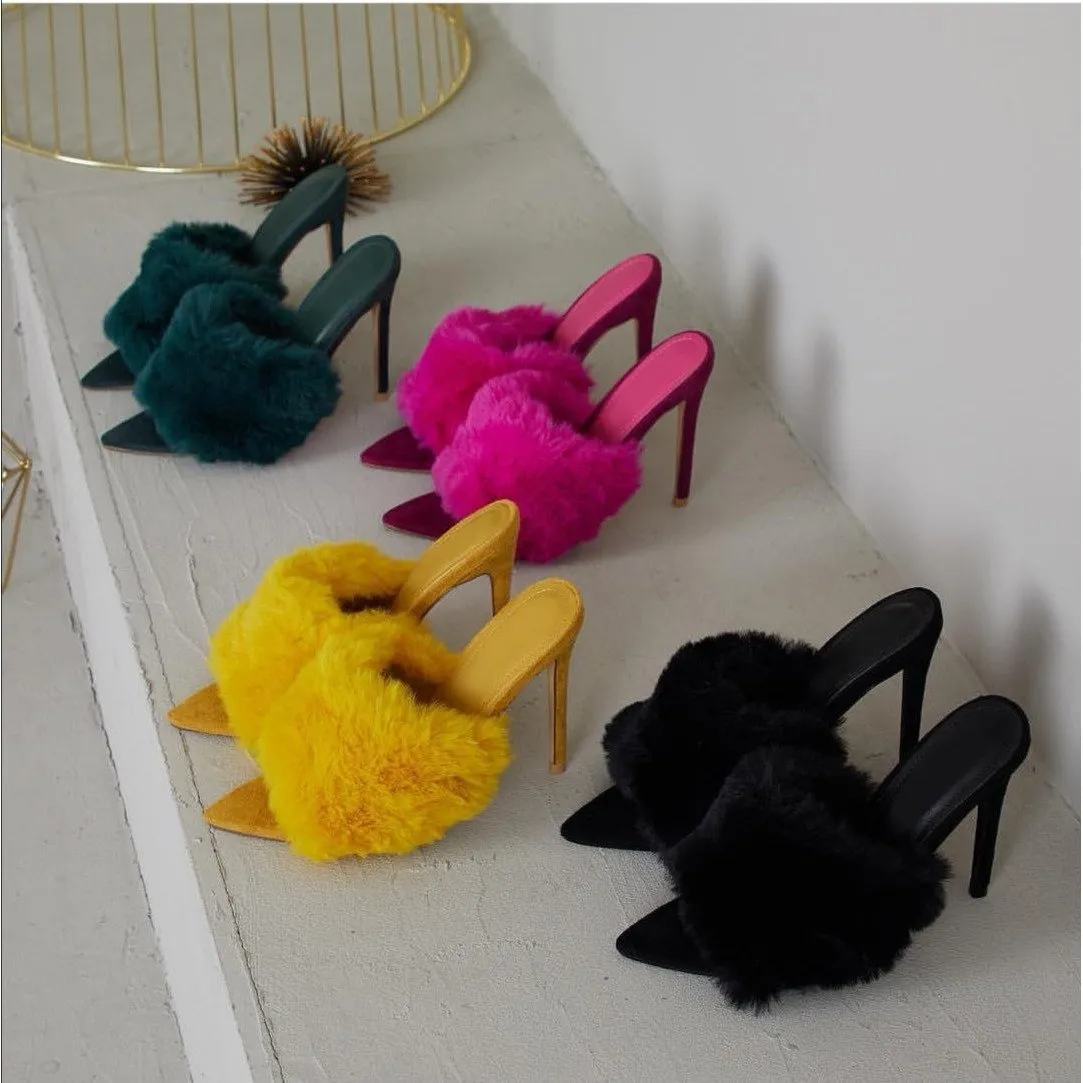 Bunny fluffy shoes