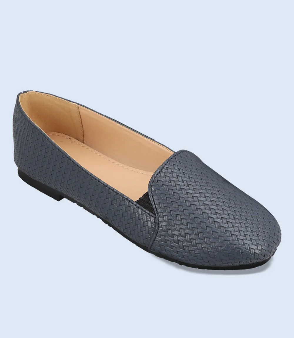 BW8306-NAVY-Women Casual Pumps