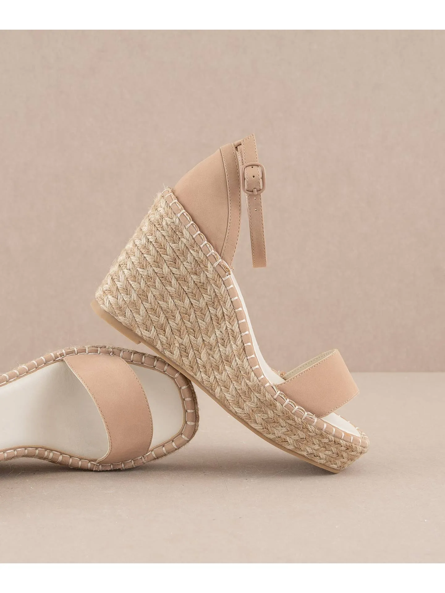 Cam Wedge Heel - Apricot