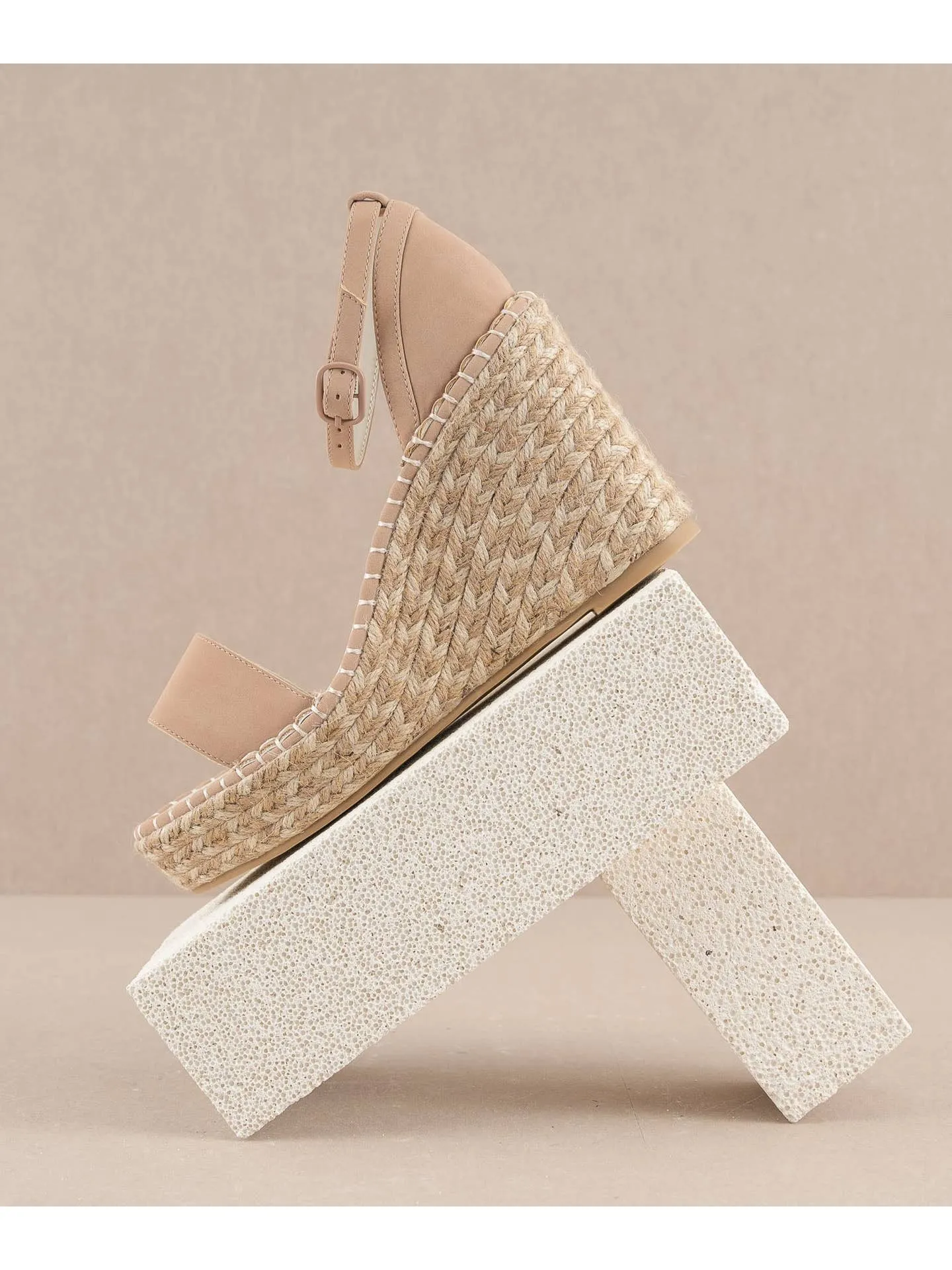 Cam Wedge Heel - Apricot