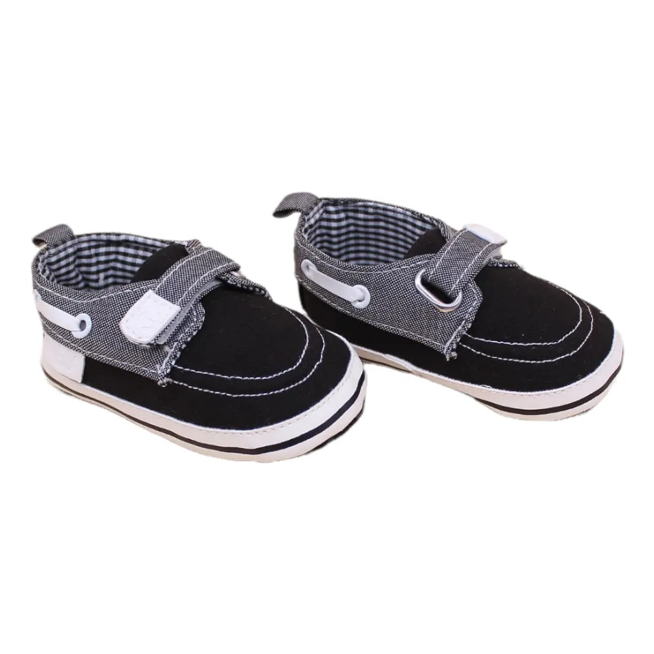 Canvas Slip On Sneakers (Black) - Prewalker