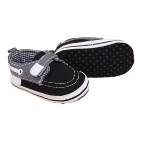 Canvas Slip On Sneakers (Black) - Prewalker