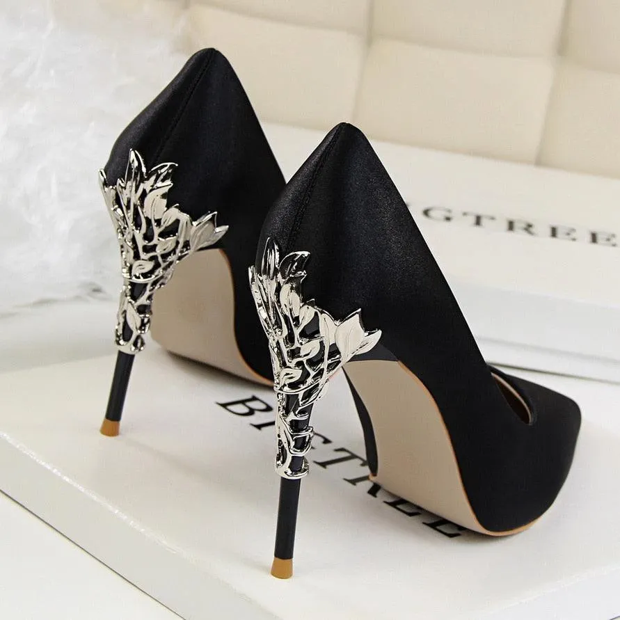 Chicchi Pointed Heel Pumps Shoes