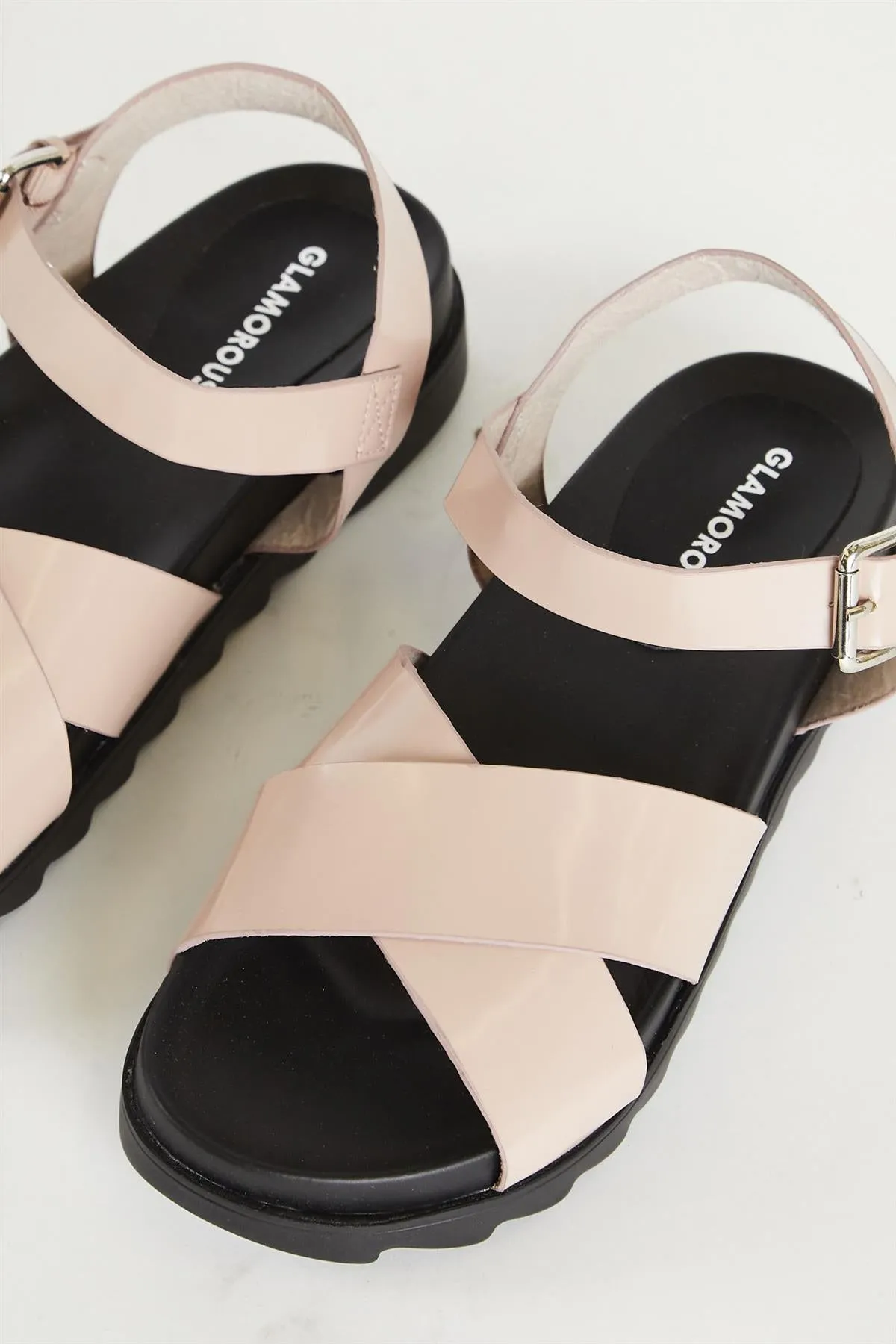 Chunky Nude Sandal