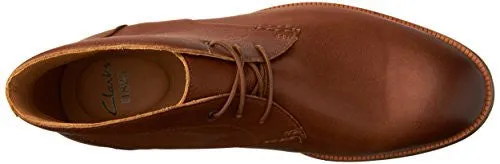 CLARKS MEN'S BROYD MID CHUKKA BOOT, TAN, 7 M US