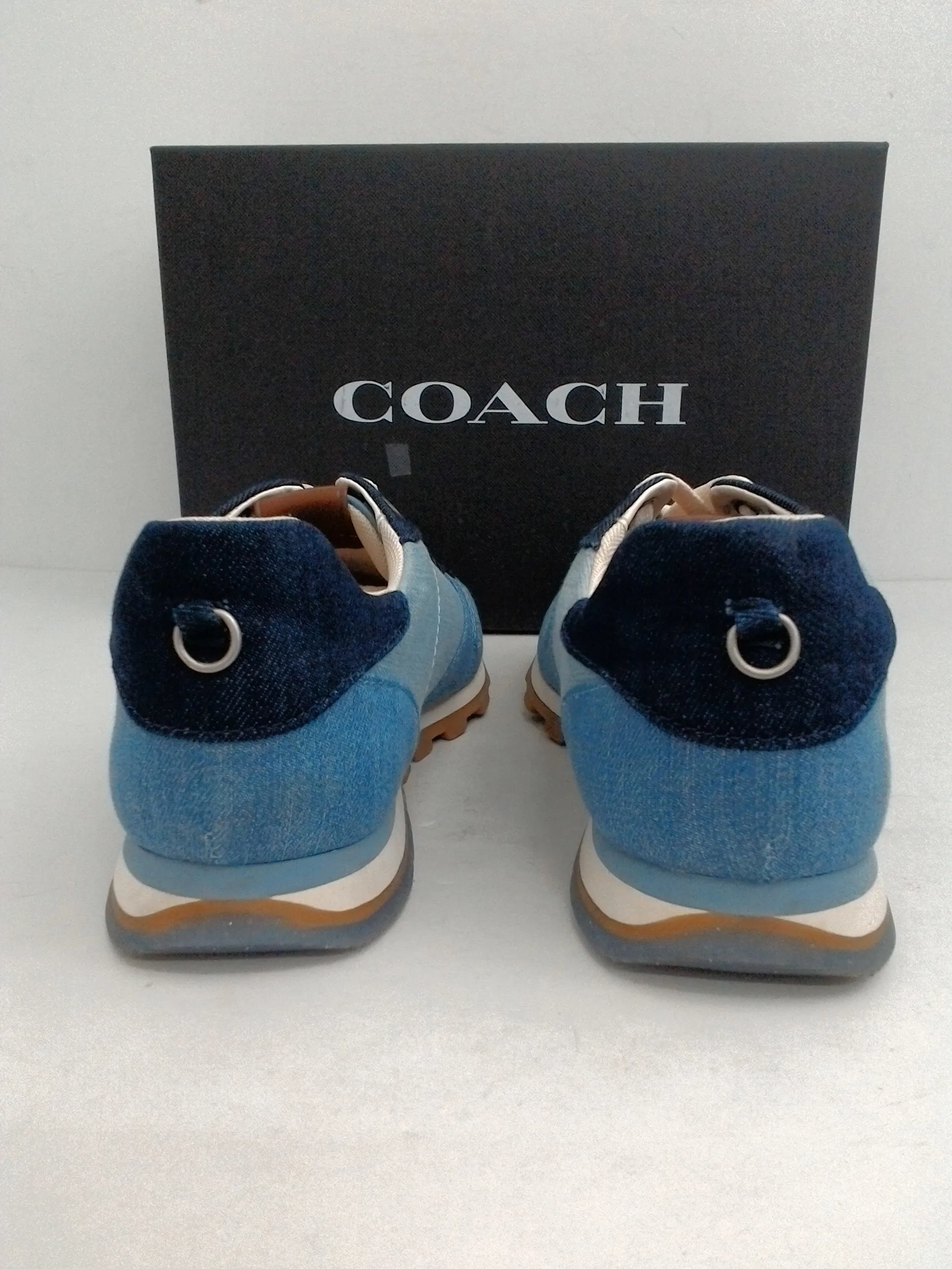 Coach Women's Light Denim / Dark Denim Size 8 B