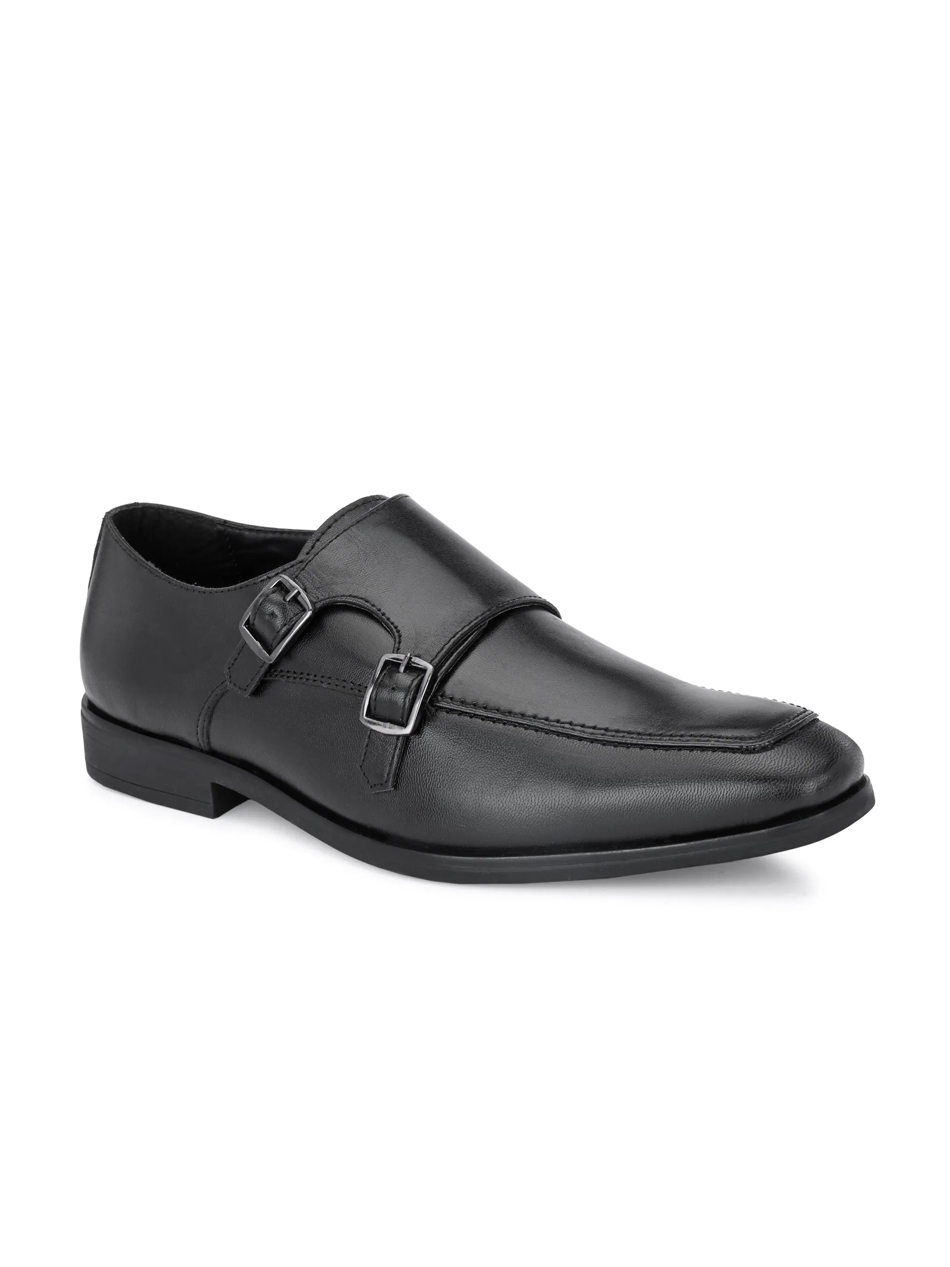 Collegiate Black Monk Shoes