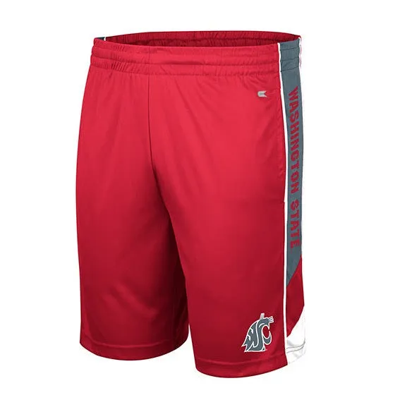 Colosseum Men's Crimson WSU Basketball Shorts