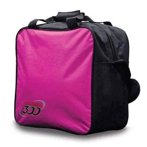 Columbia 300 White Dot Single Tote Bowling Bag Pink