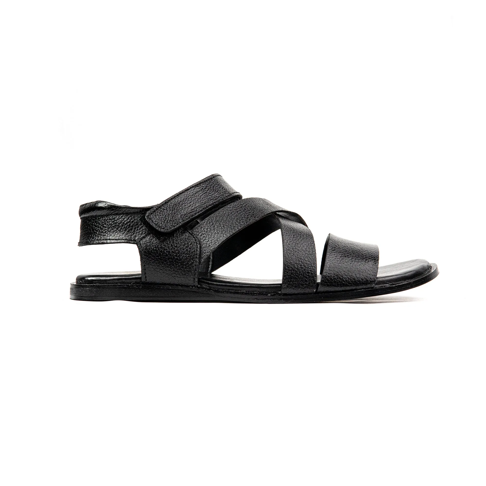 Cross Strap Premium Leather Sandals