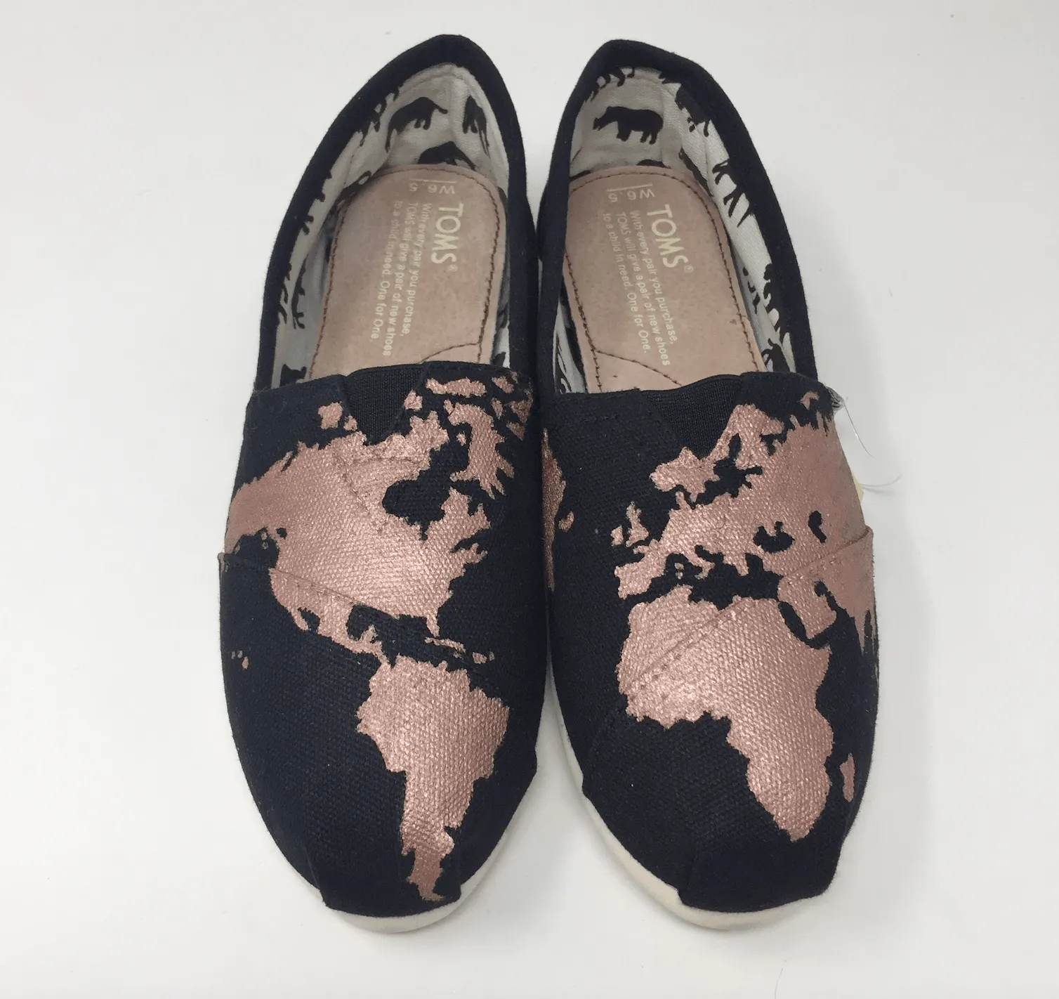 Custom World Map Shoes