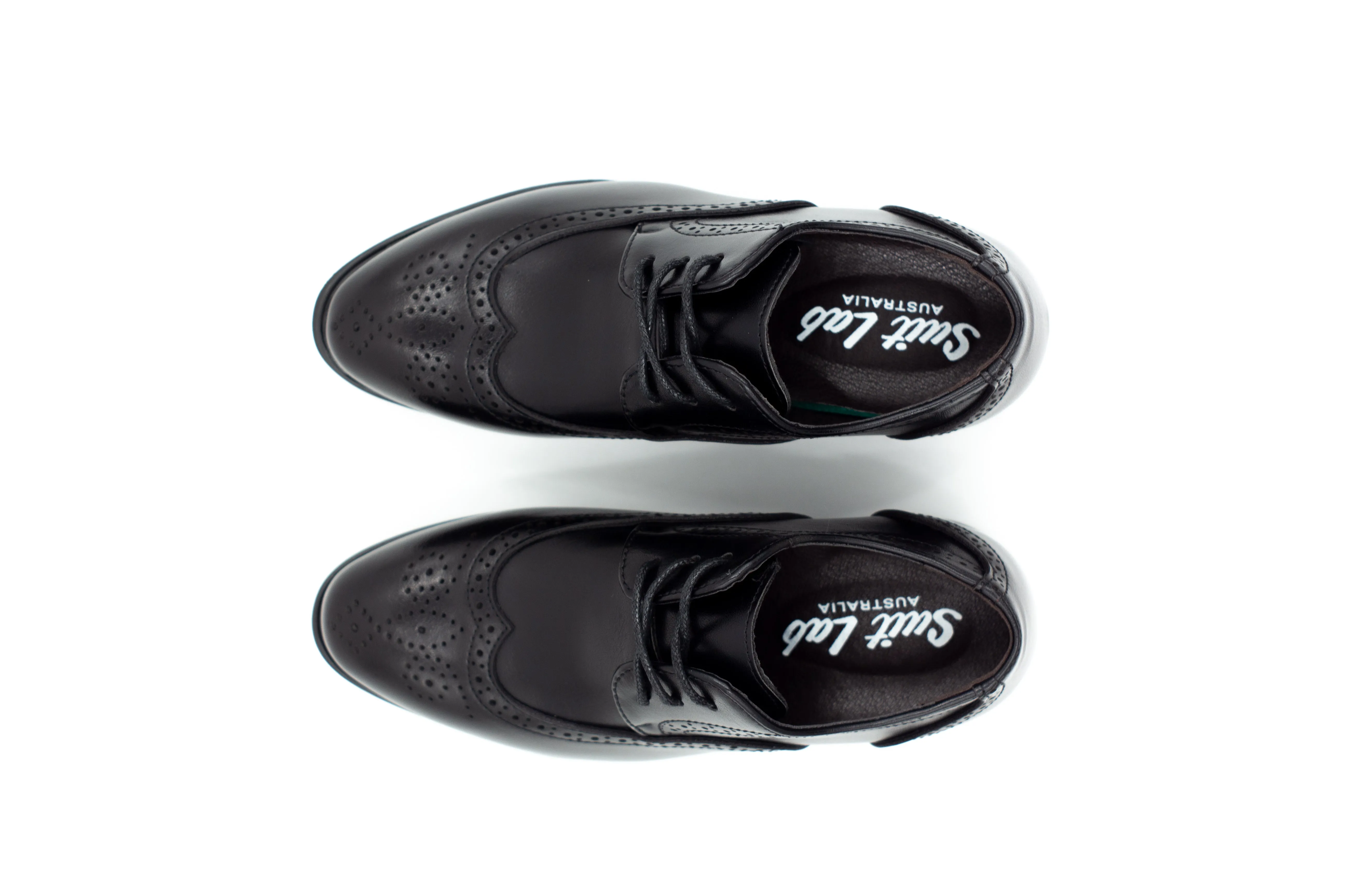 Dublin Brogue Shoes - Black