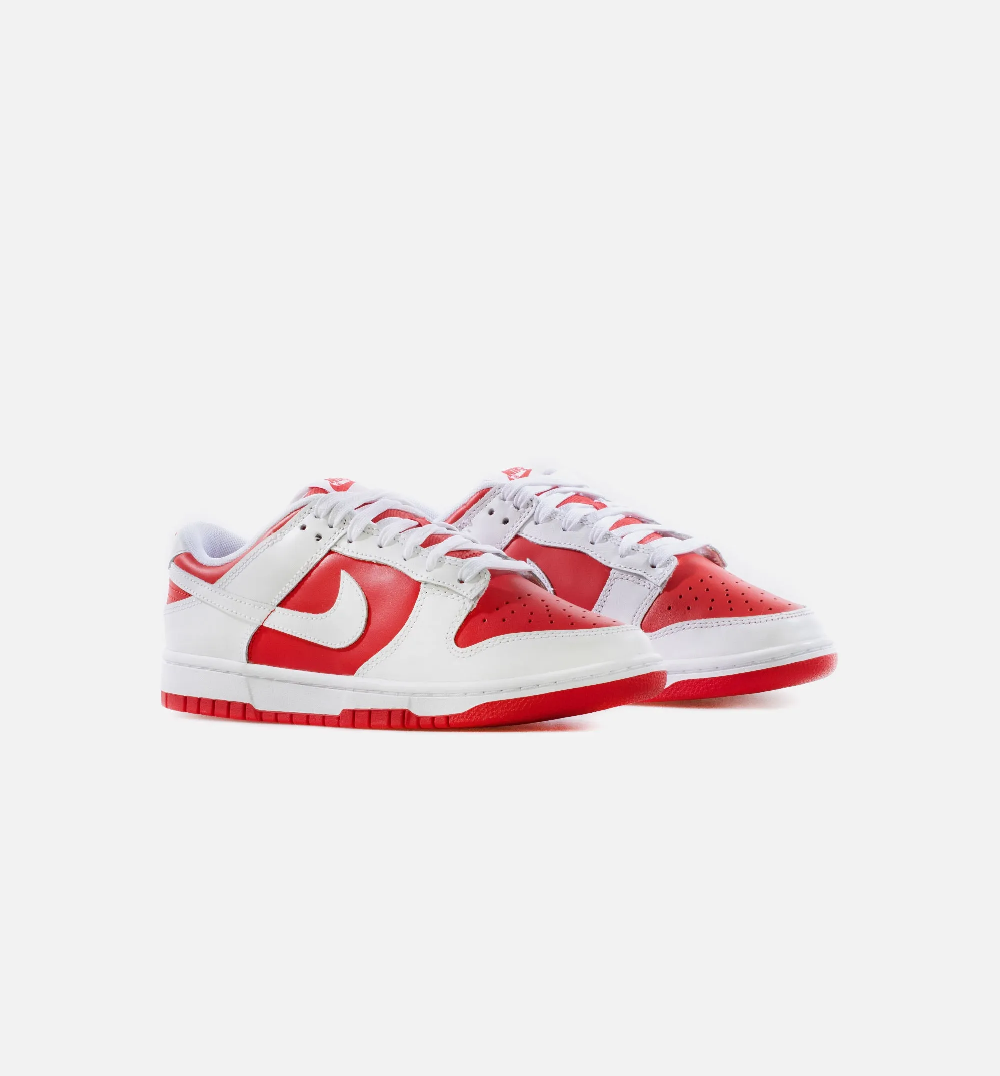 Dunk Low University Red Mens Lifestyle Shoe -  University Red/White/Total Orange Limit One Per Customer