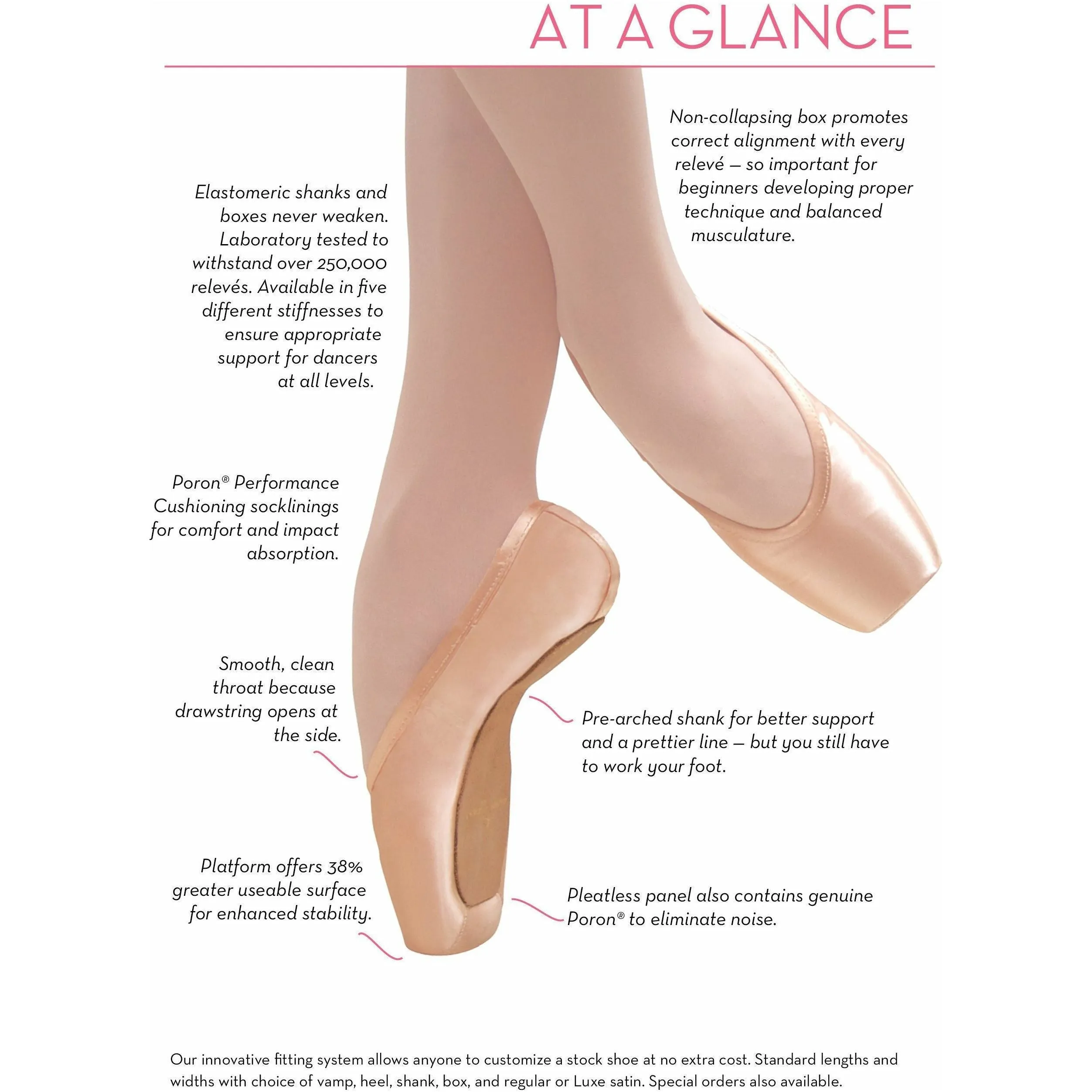 Extra Flex Pointe Shoes - Medium