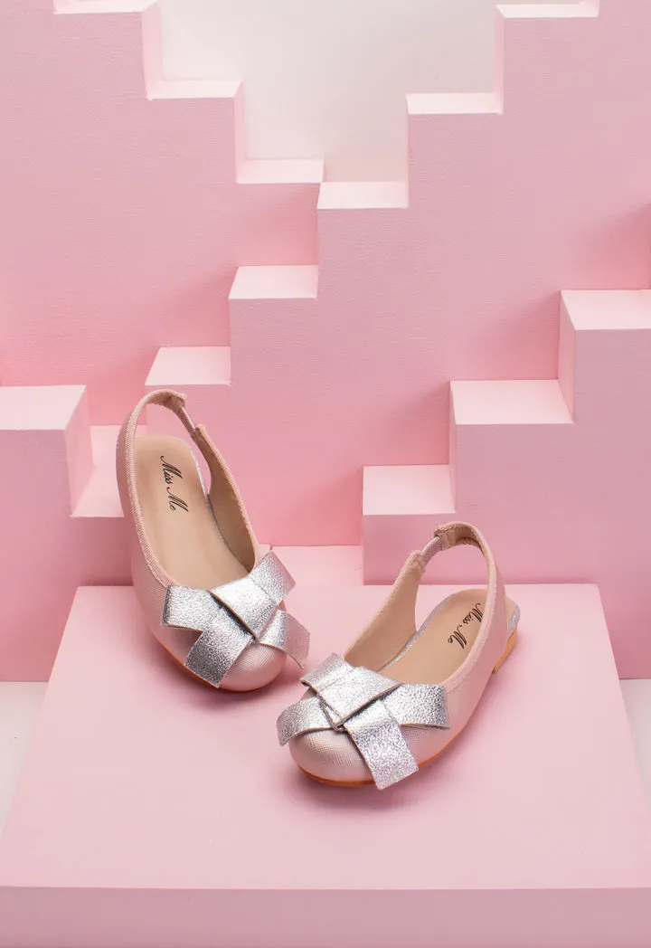 Flat Bow Top Half Shoes