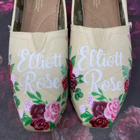 Floral Wedding Shoes