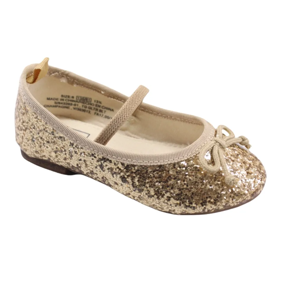 Gap Gold Glitter Mary Janes