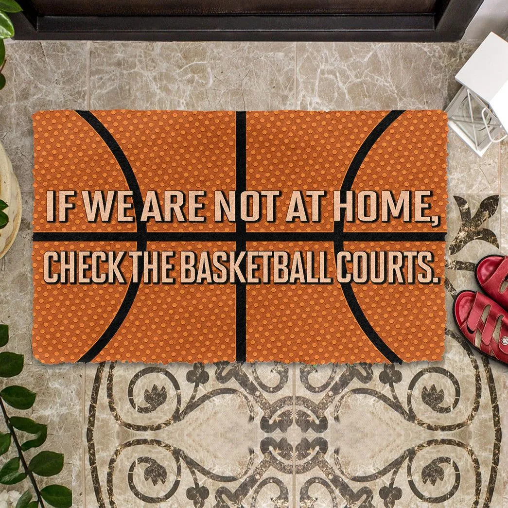 Gearhuman 3D Check The Basketball Courts Doormat