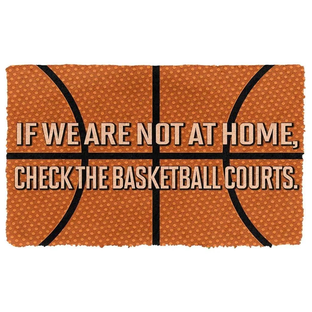 Gearhuman 3D Check The Basketball Courts Doormat