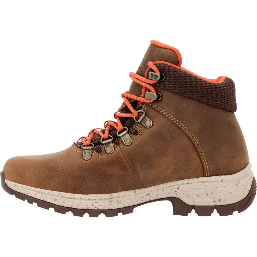 'Georgia Boot' Women's 5" Eagle Trail EH WP Soft Toe Hiker - Brown