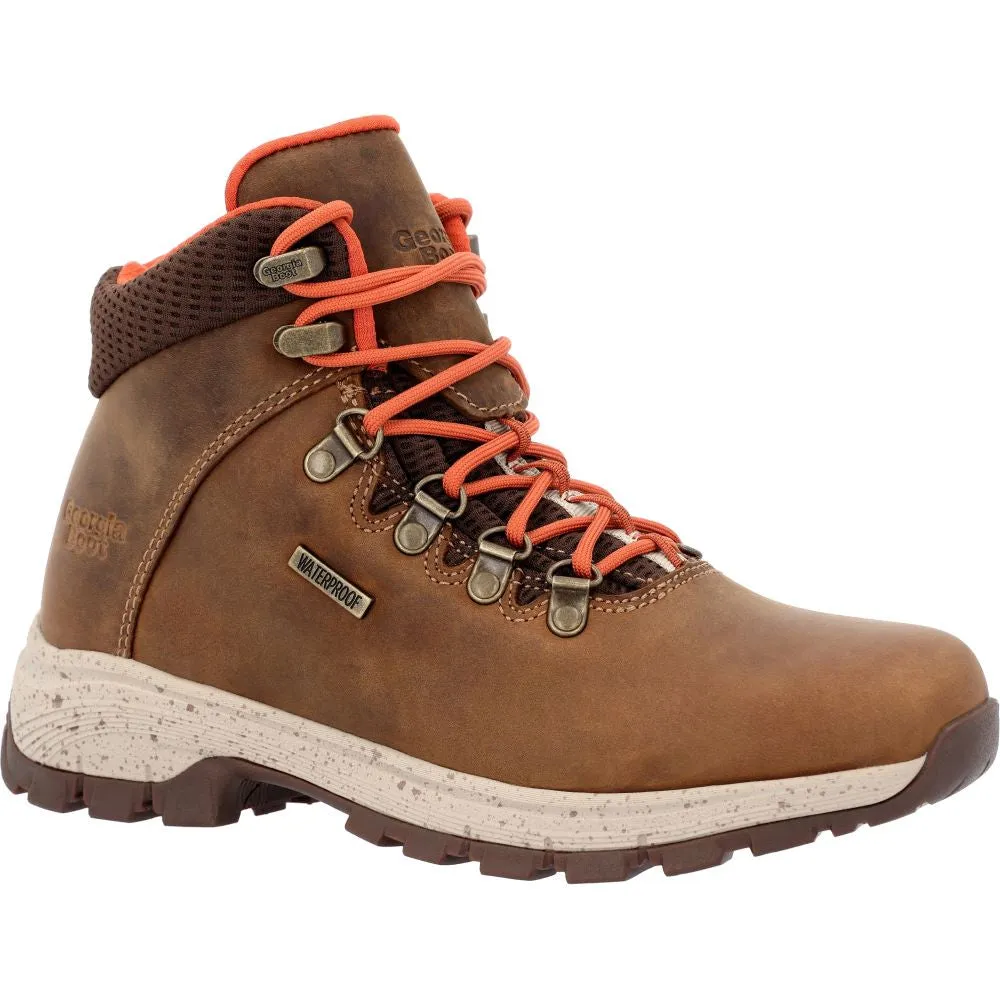 'Georgia Boot' Women's 5" Eagle Trail EH WP Soft Toe Hiker - Brown