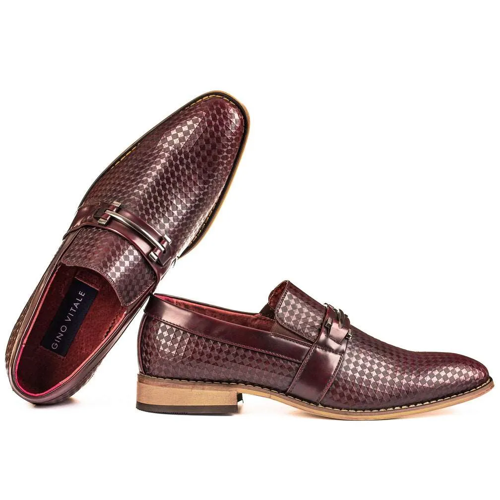 Gino Vitale Men's Diamond Cut Loafers