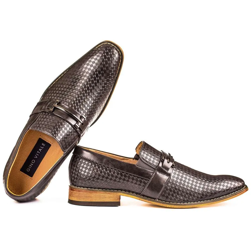 Gino Vitale Men's Diamond Cut Loafers