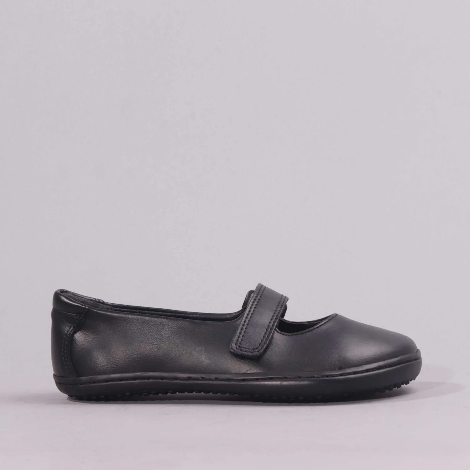 Girls Low-Bar School Shoe in Black Sizes 28-35 - 6609