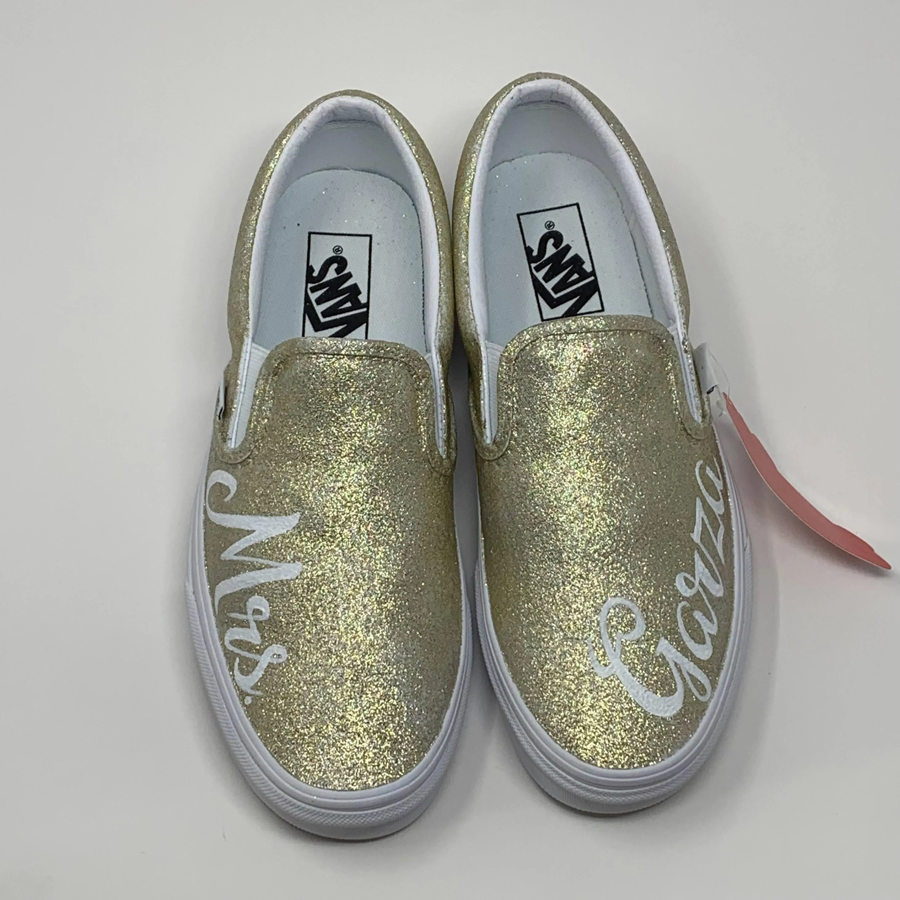 Gold Glitter Wedding Shoes